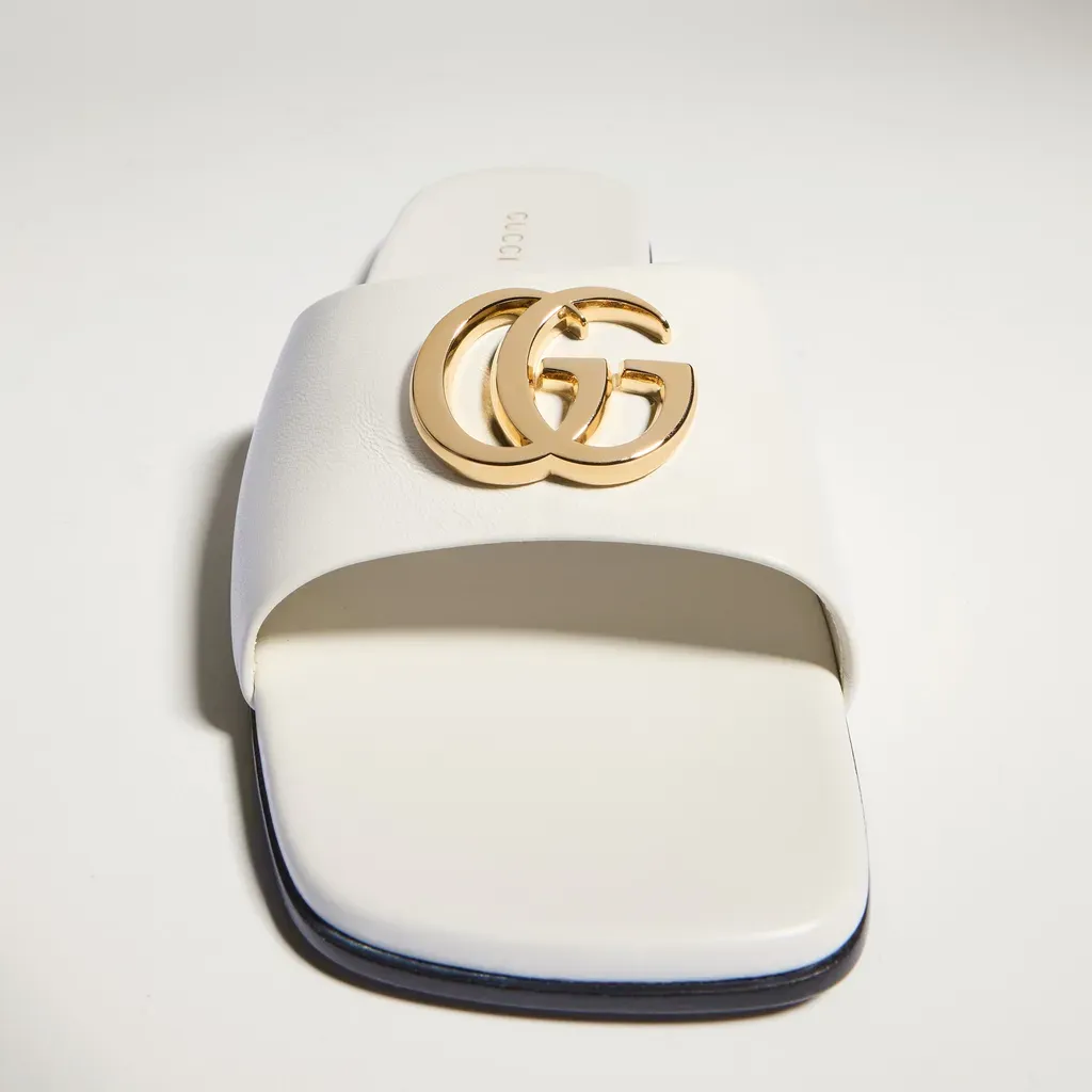 Slide Sandal With Double G
