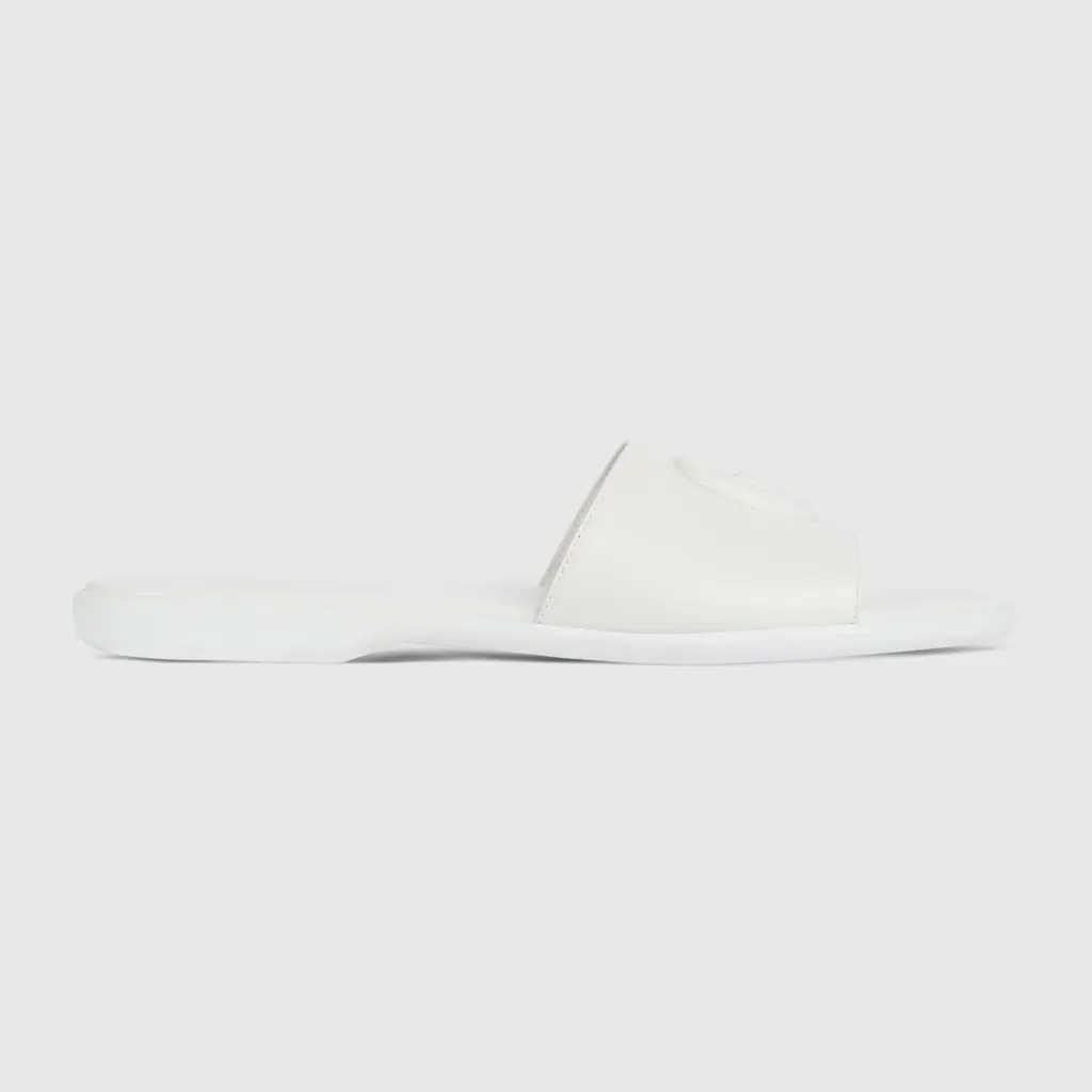 Slide Sandal With Double G