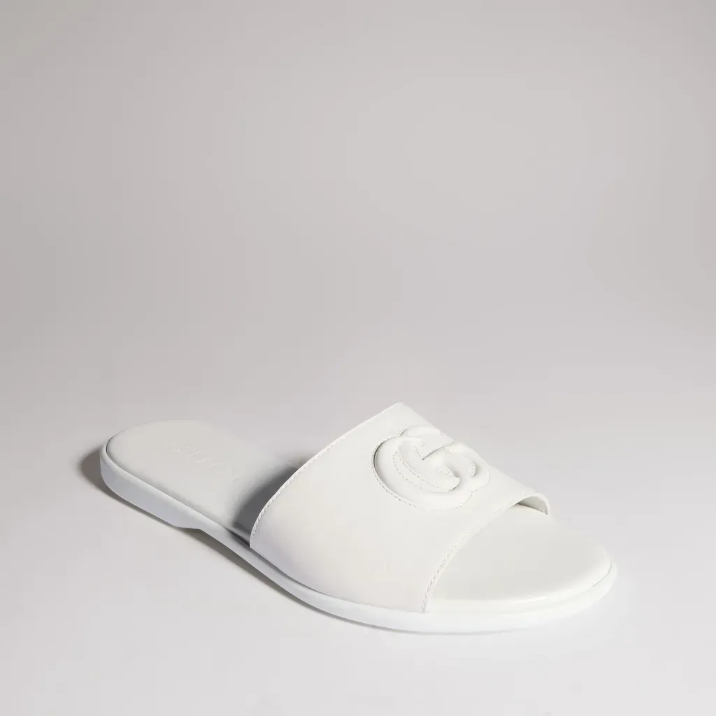 Slide Sandal With Double G