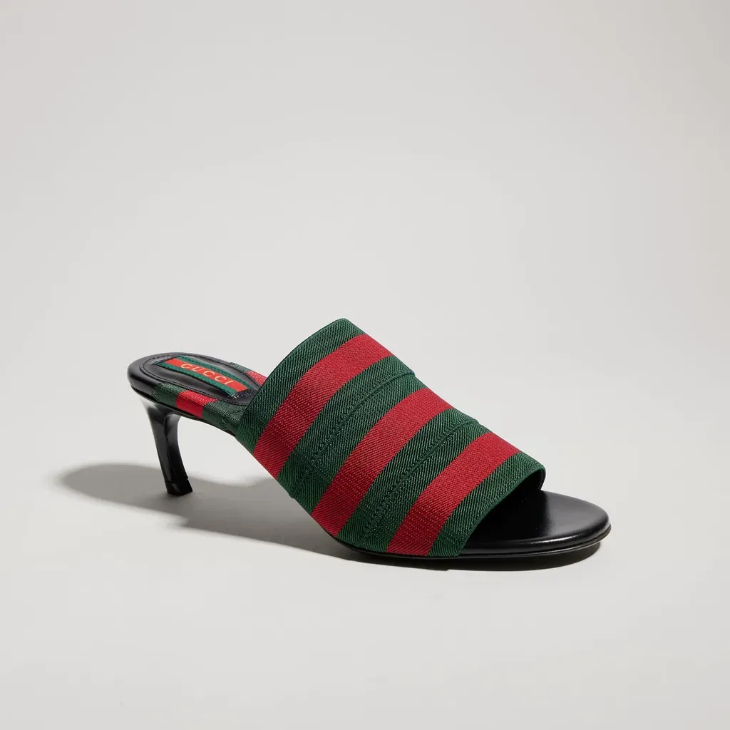 Mule Sandal With Web