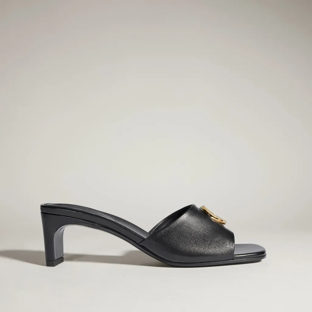 Slide Sandal With Double G