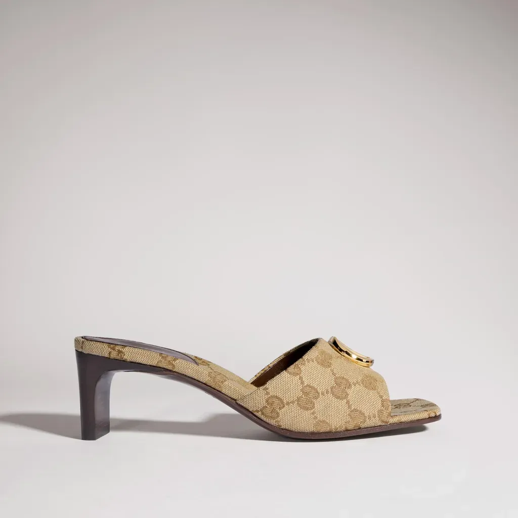 Slide Sandal With Double G
