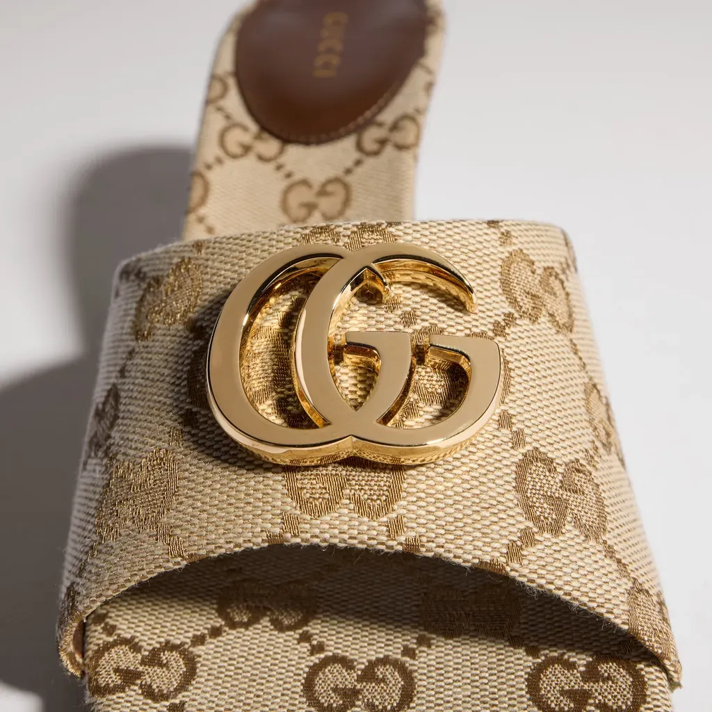 Slide Sandal With Double G