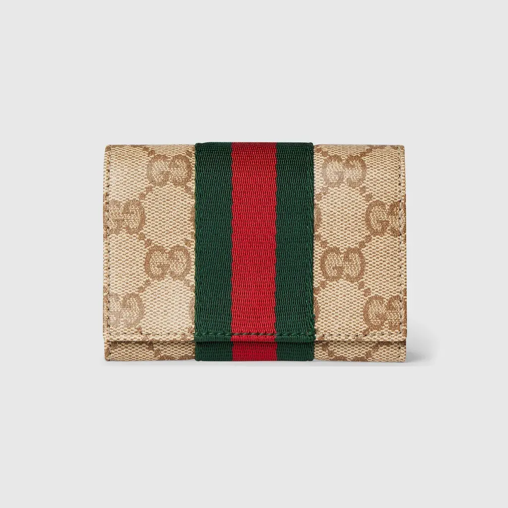 Bi-Fold Card Case With Web