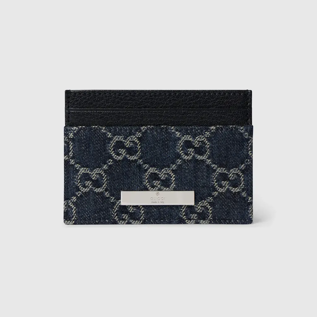 Card Case With Gucci Plaque