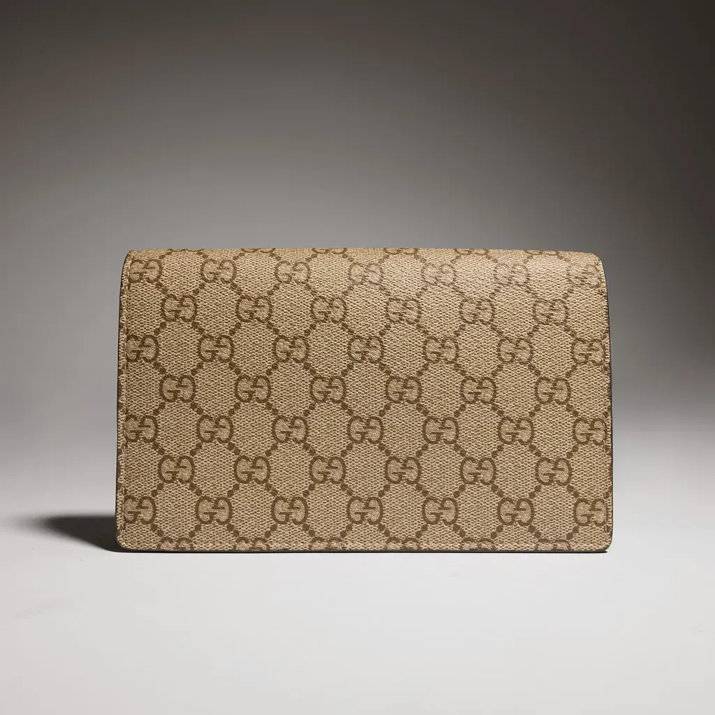 Bi-Color Gg Marmont Wallet On Chain