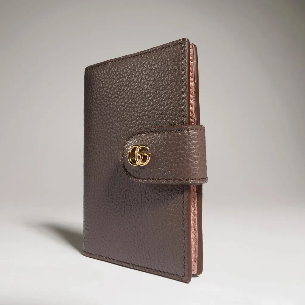 Bi-Color Gg Marmont Card Case