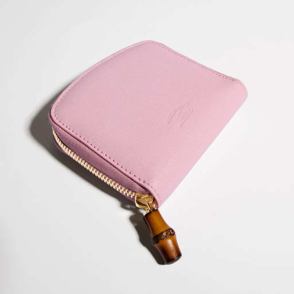 Small Wallet With Bamboo