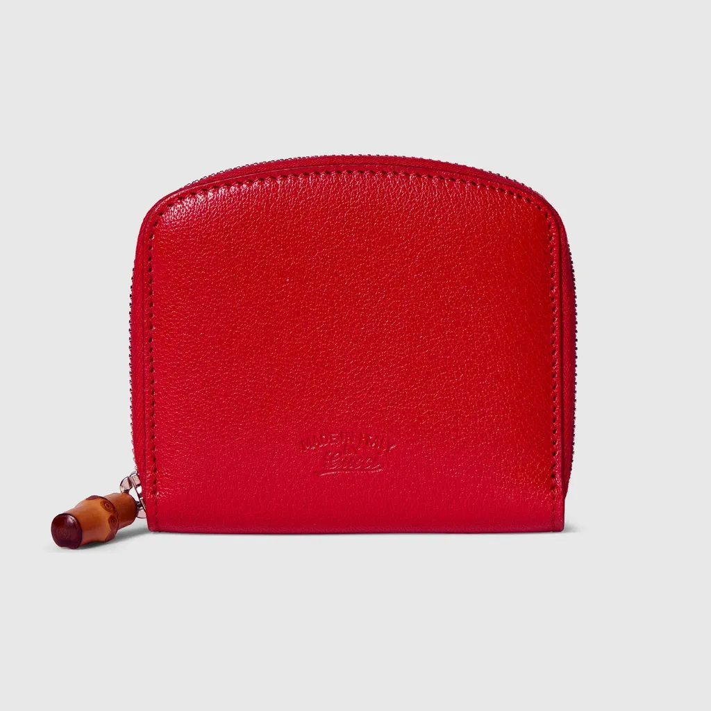 Small Wallet With Bamboo
