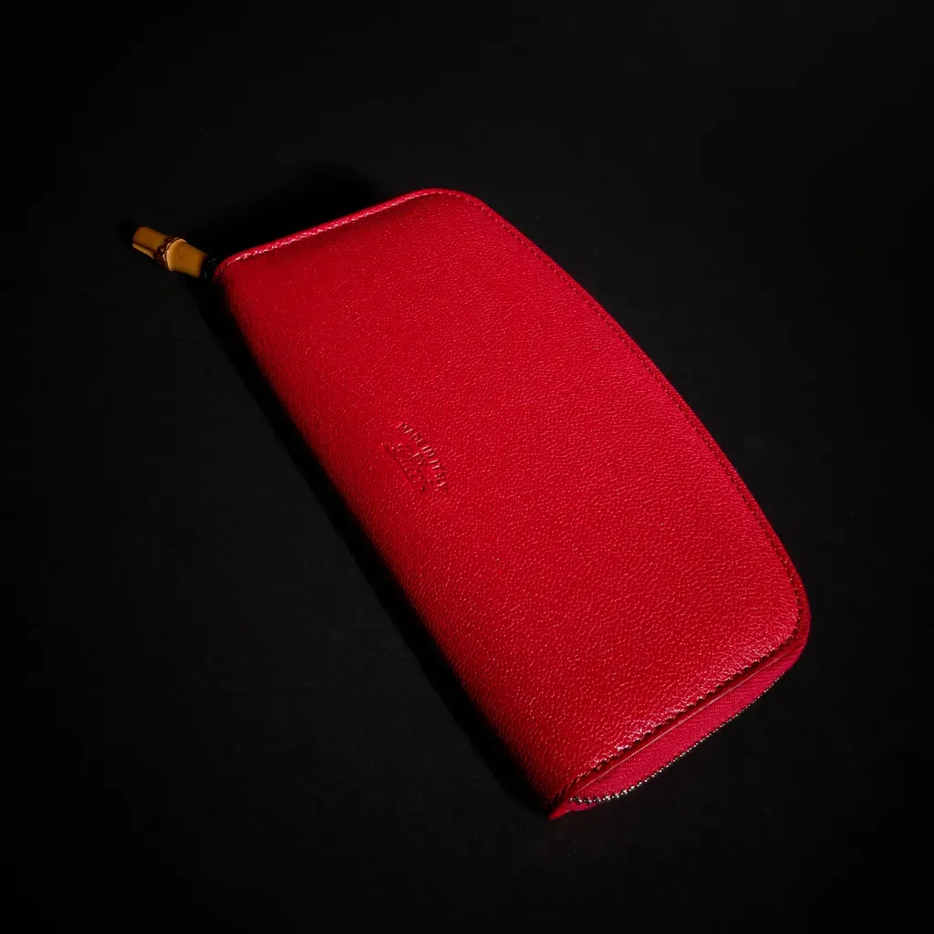 Zip Around Wallet With Bamboo