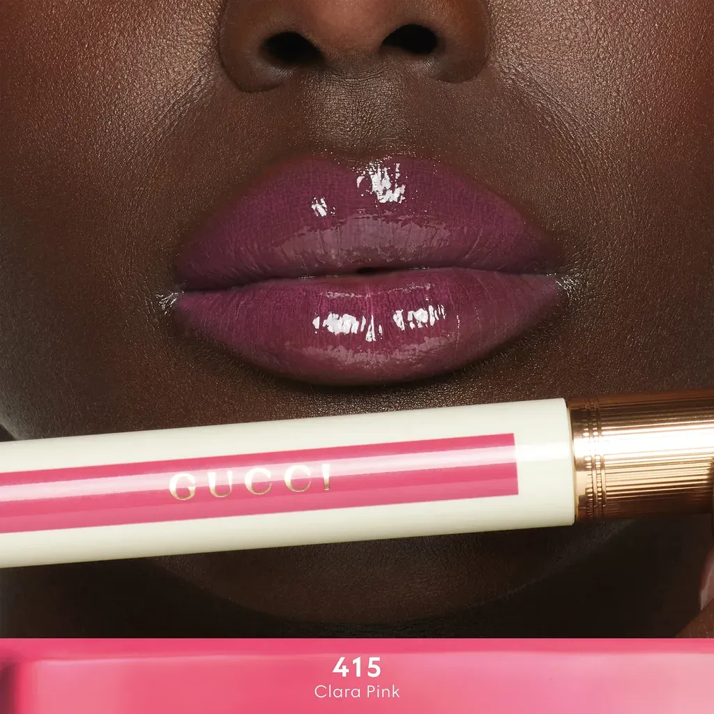 415 , Gucci Glow Oil-In-Water Tint Clara Pink