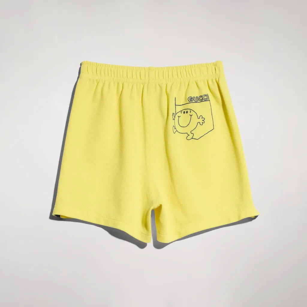 Baby Cotton Shorts With Embroidery