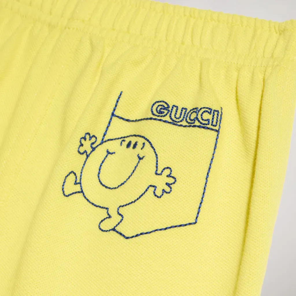 Baby Cotton Shorts With Embroidery