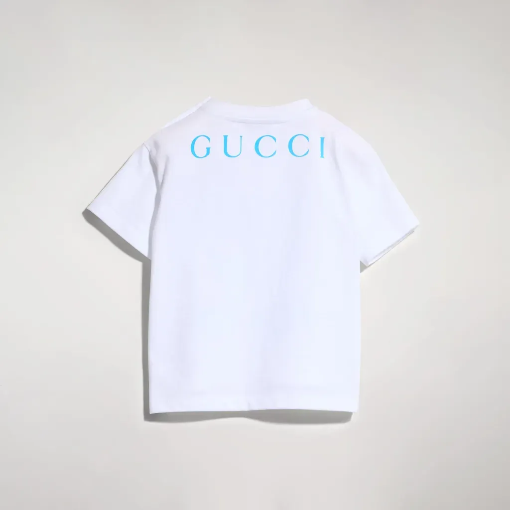 Baby Cotton Jersey T-Shirt With Print