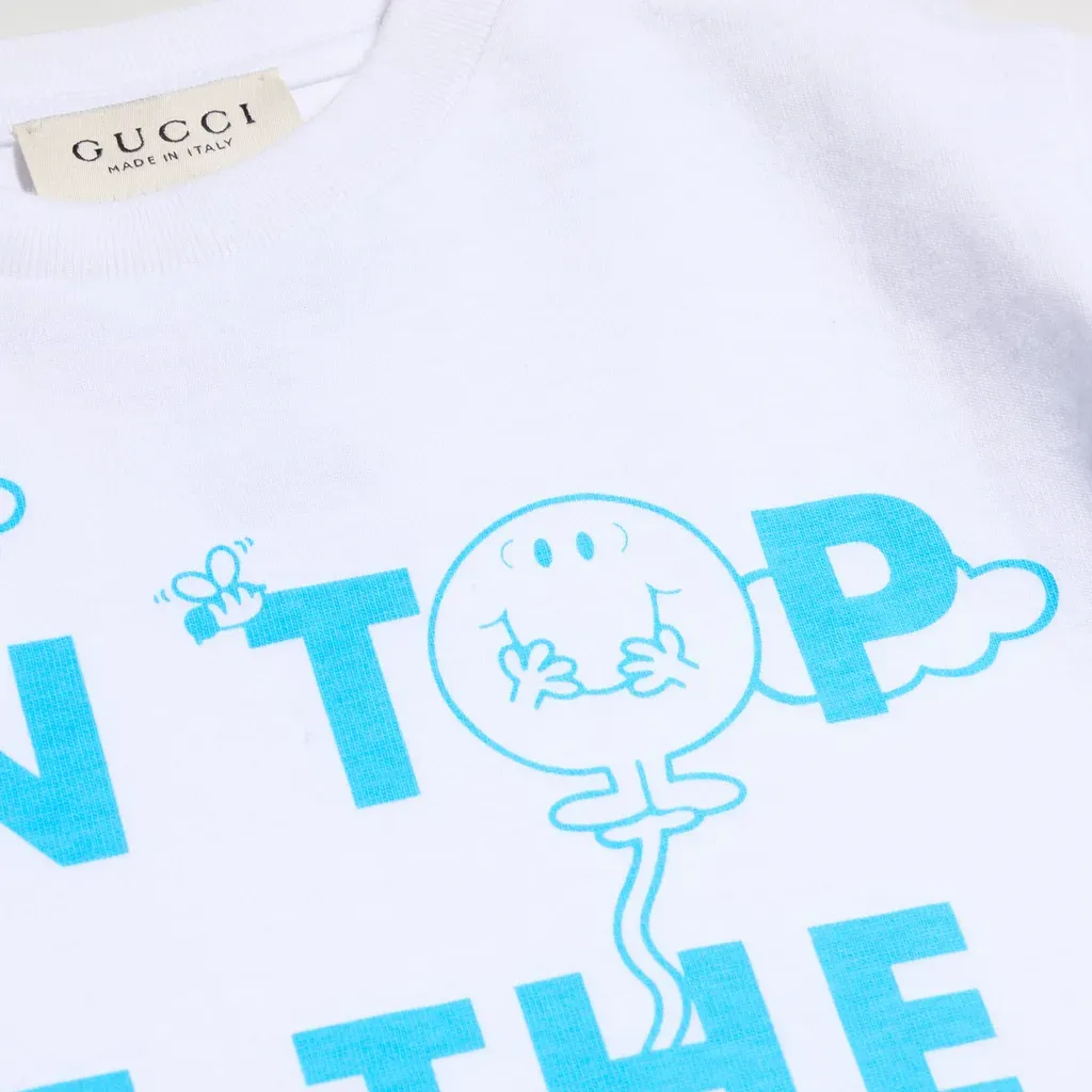 Baby Cotton Jersey T-Shirt With Print