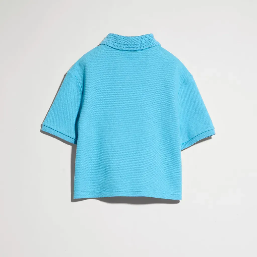 Baby Cotton Polo Shirt With Embroidery