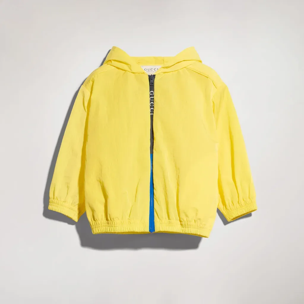 Baby Nylon Froissé Jacket