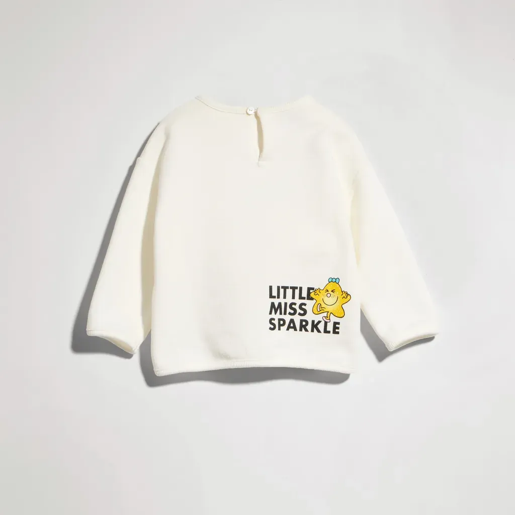 Baby Cotton Sweatshirt With Web
