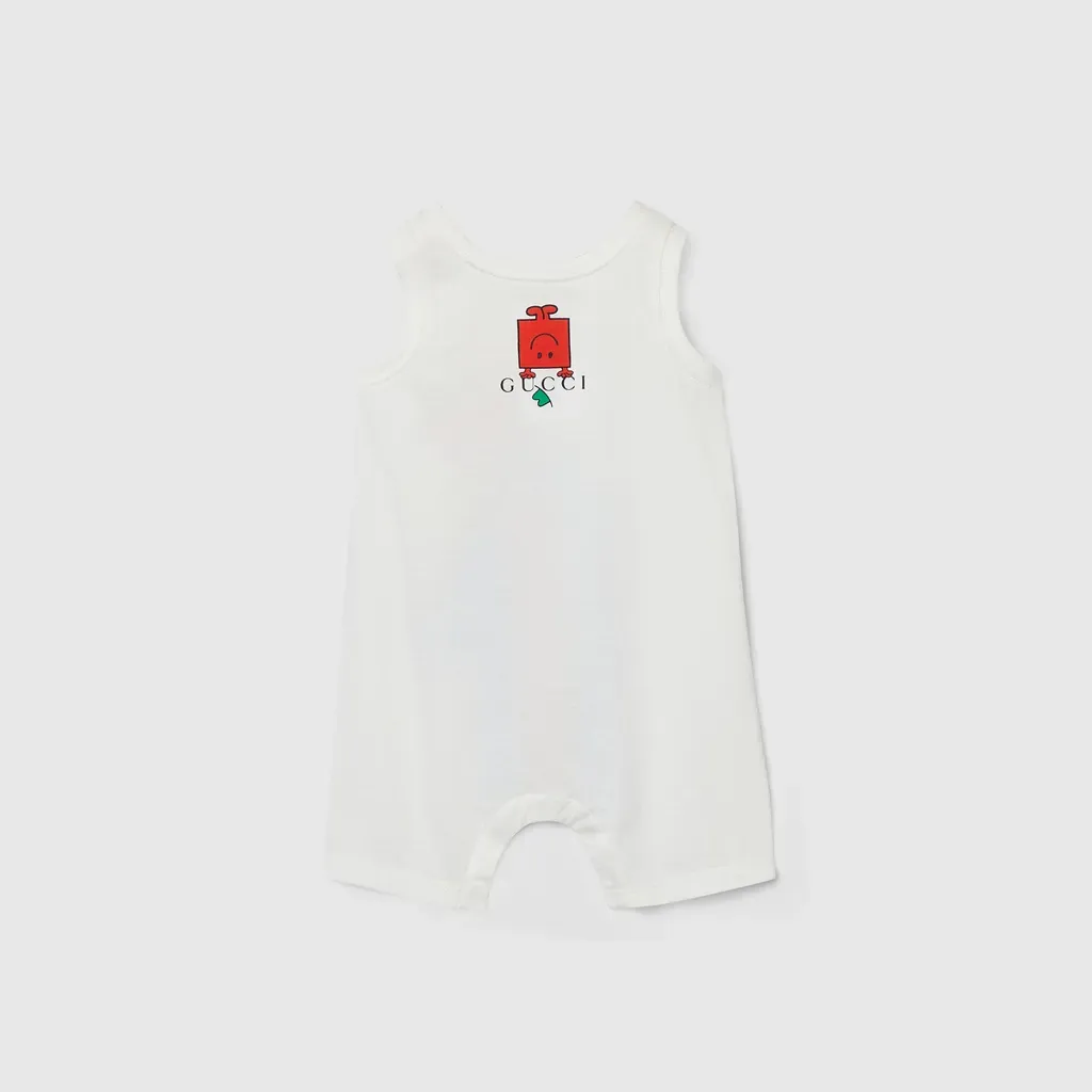 Baby Cotton One-Piece With Print