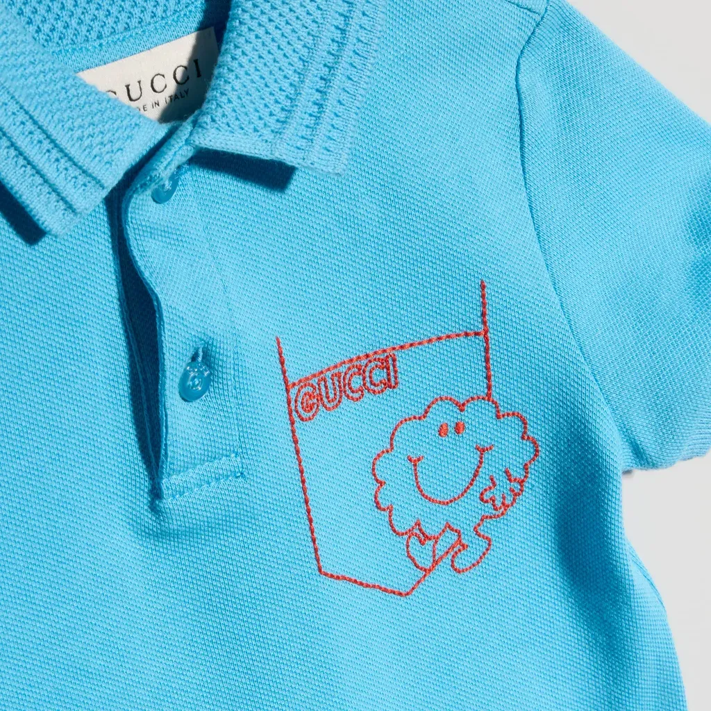 Baby Cotton One-Piece With Embroidery