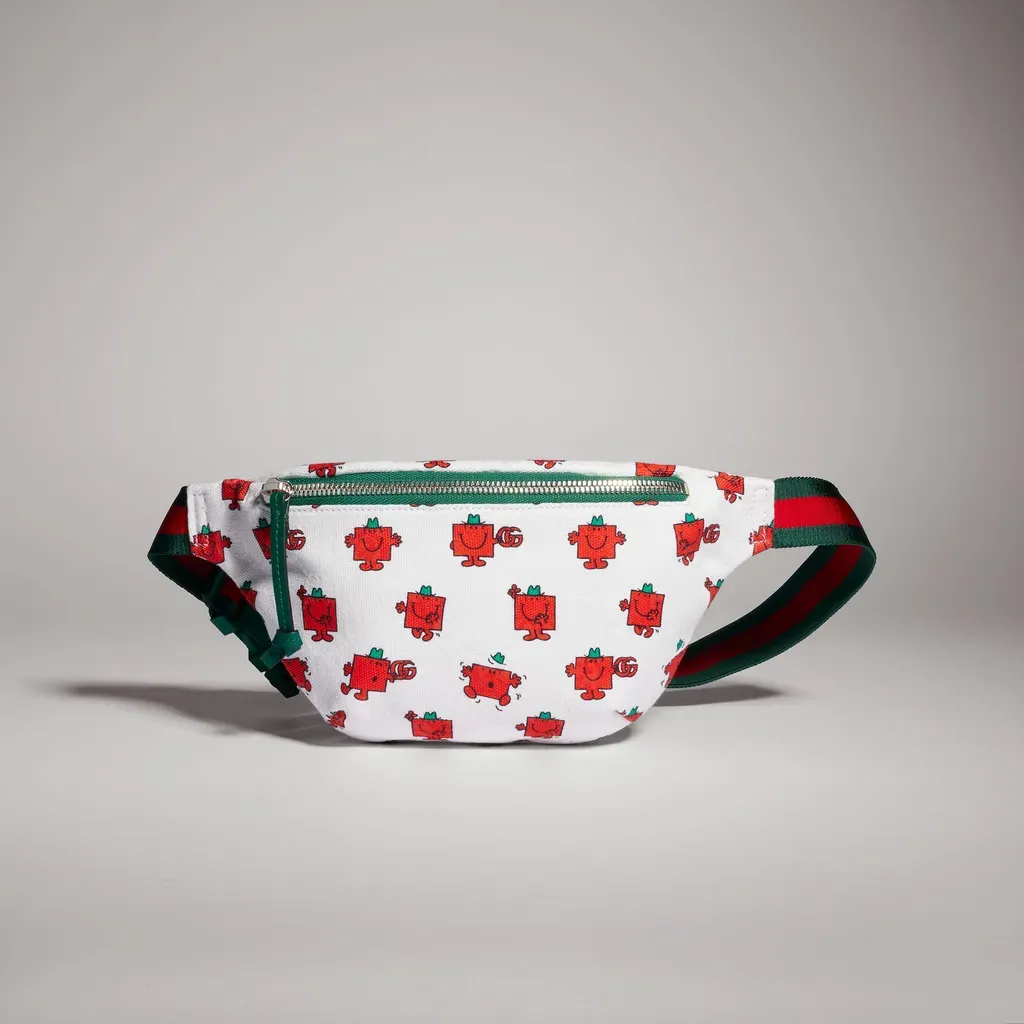 Children's Printed Gg Belt Bag