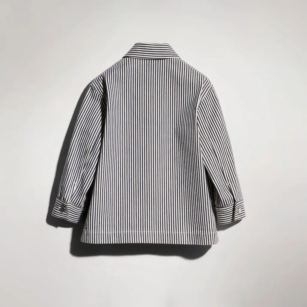 Children's Striped Denim Jacket