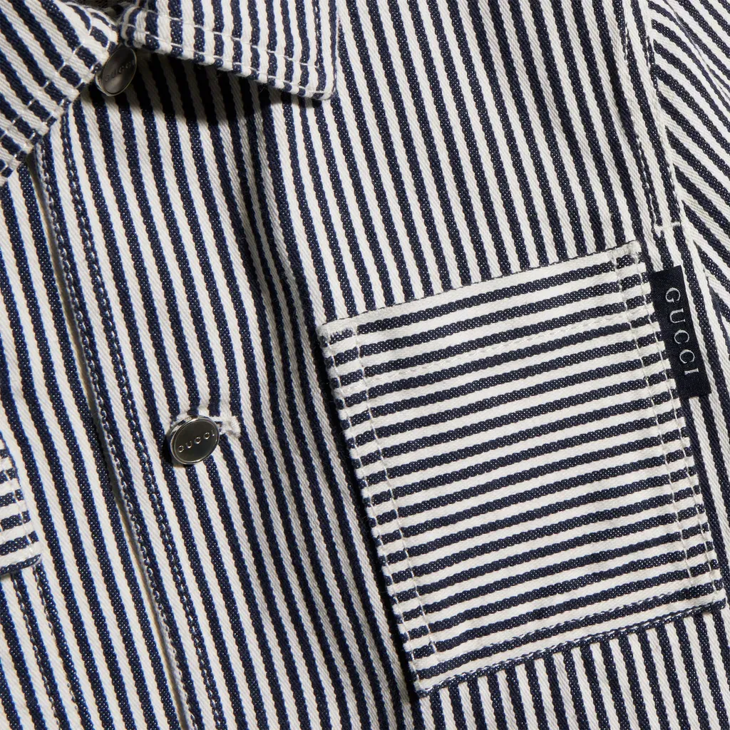 Children's Striped Denim Jacket