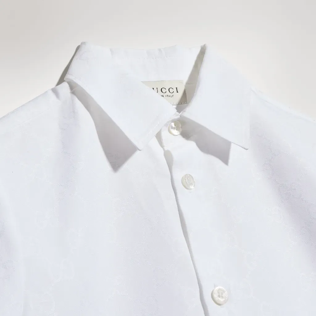Children's Gg Poplin Shirt