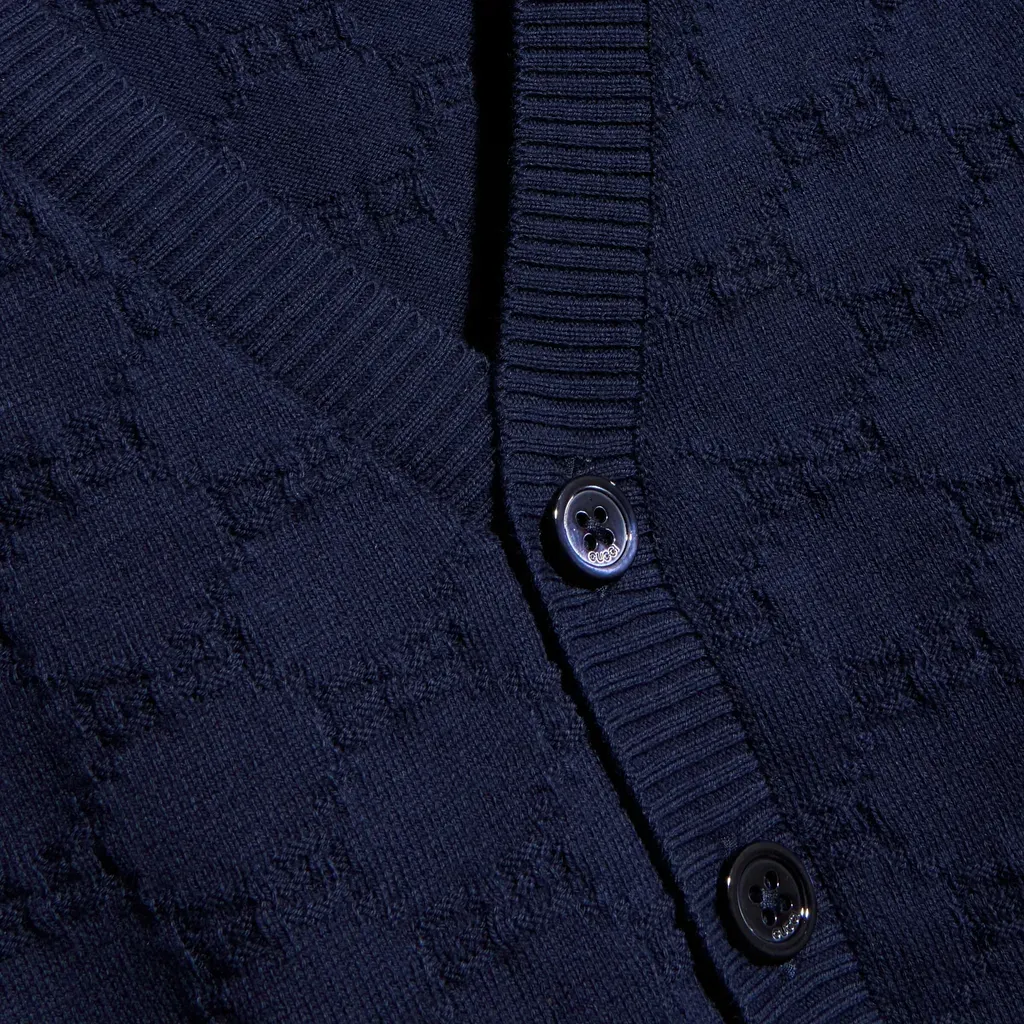 Children's Gg Cotton Cardigan