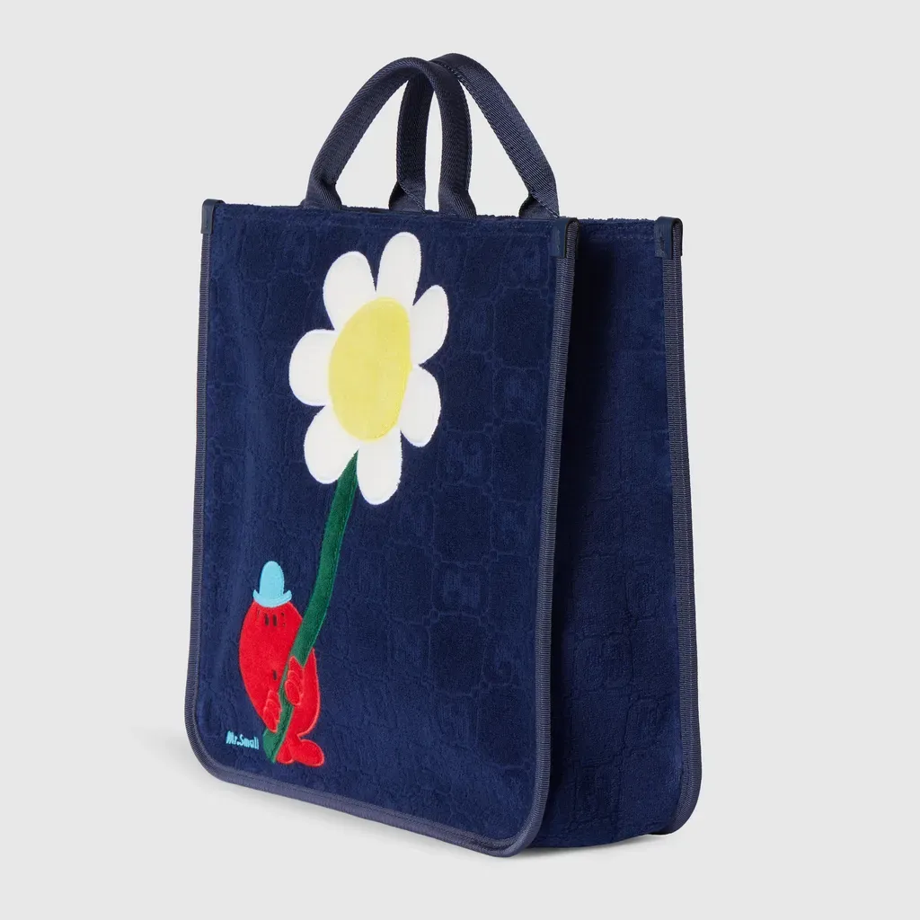 Children's Gg Tote Bag With Embroidery