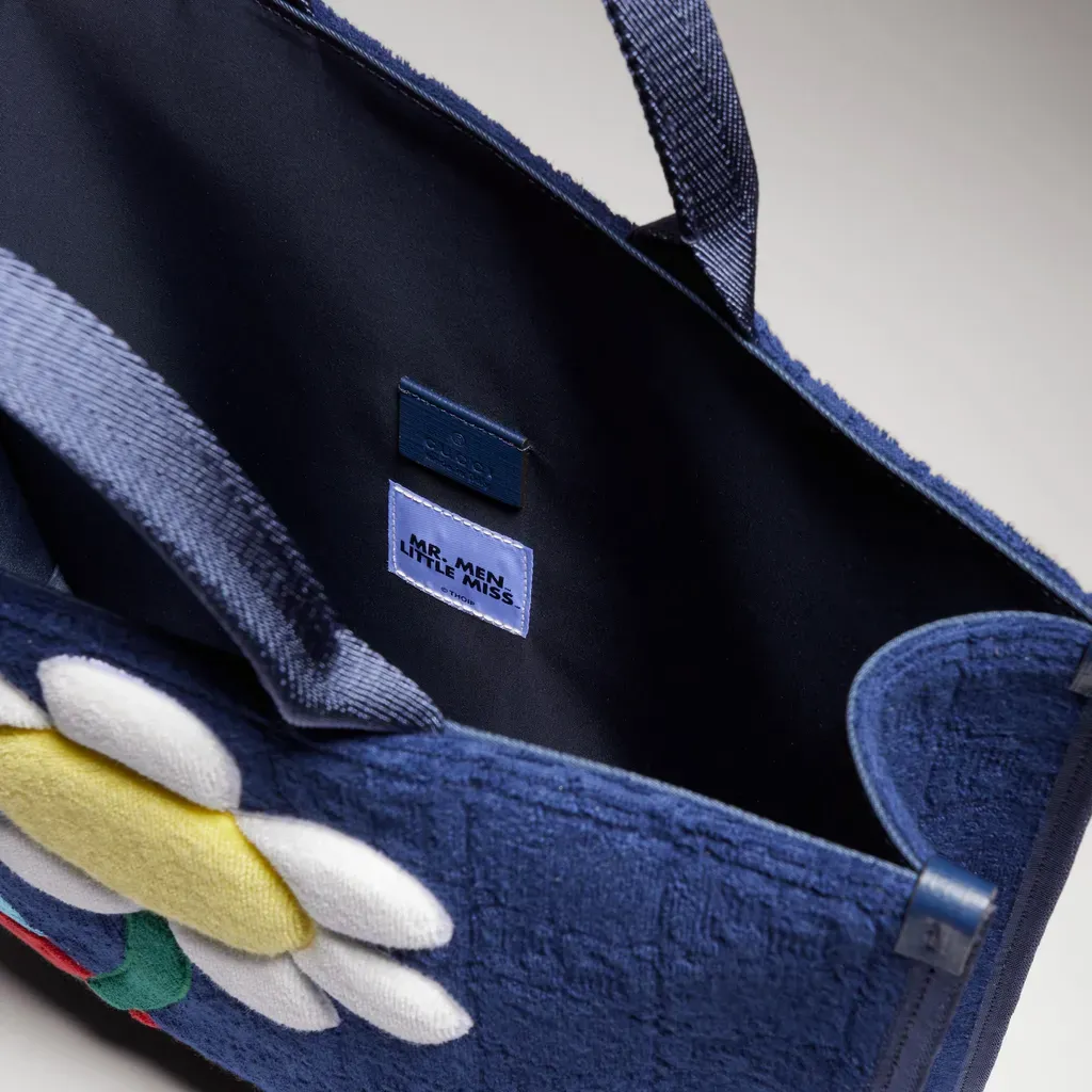 Children's Gg Tote Bag With Embroidery