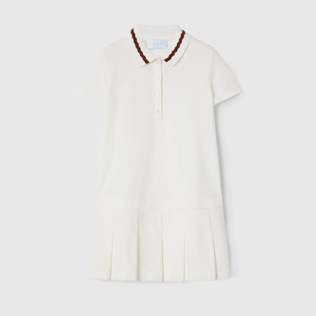 Children's Mini Polo Dress With Web