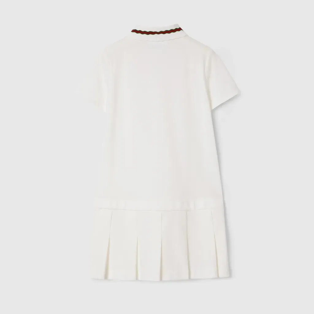 Children's Mini Polo Dress With Web
