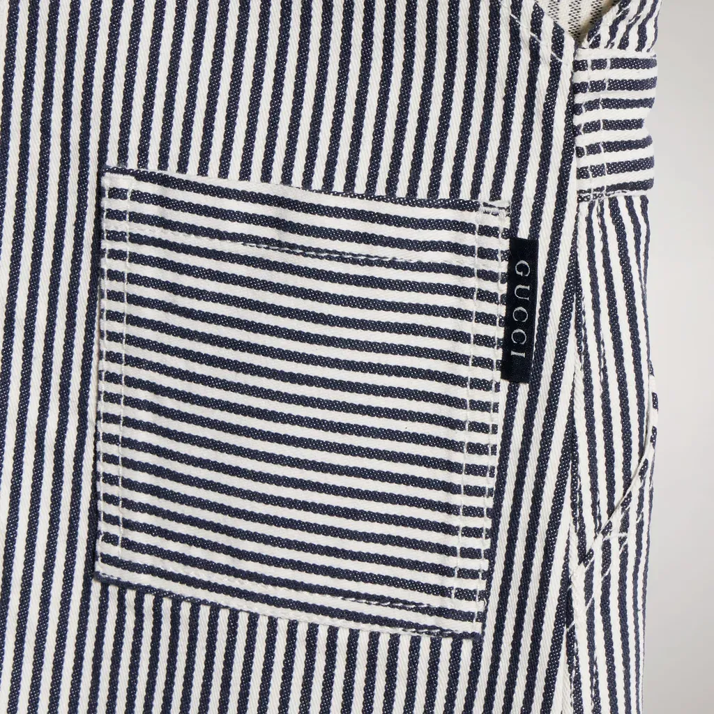 Children's Striped Denim Dress