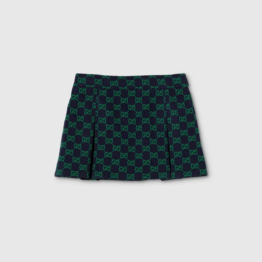 Children's Gg Cotton Mini Skirt