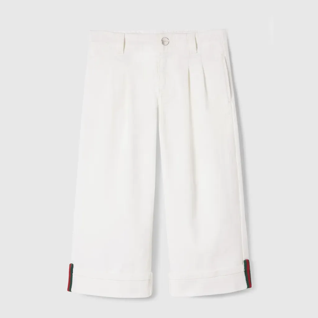 Children's Denim Trousers With Web