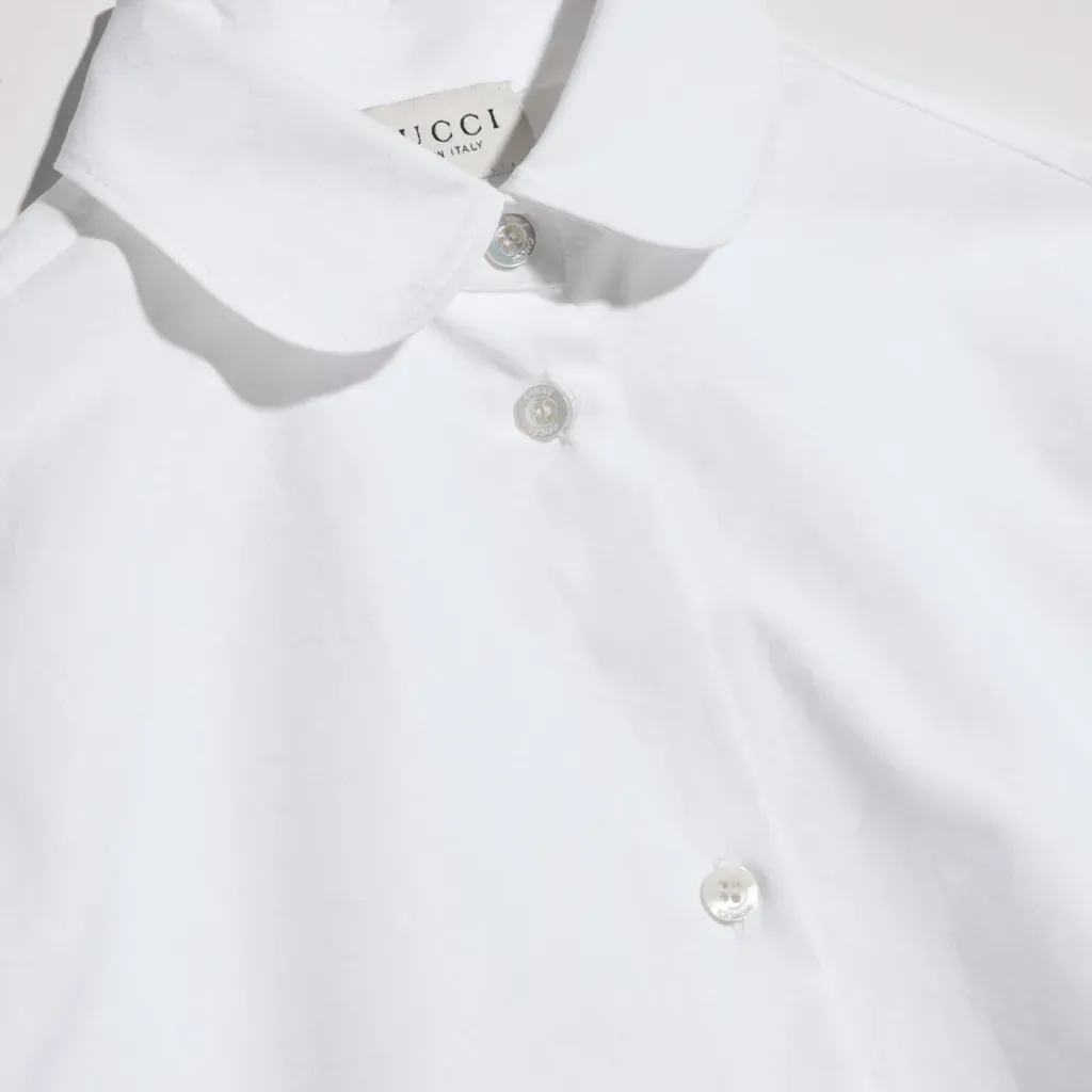 Children's Gg Cotton Poplin Shirt