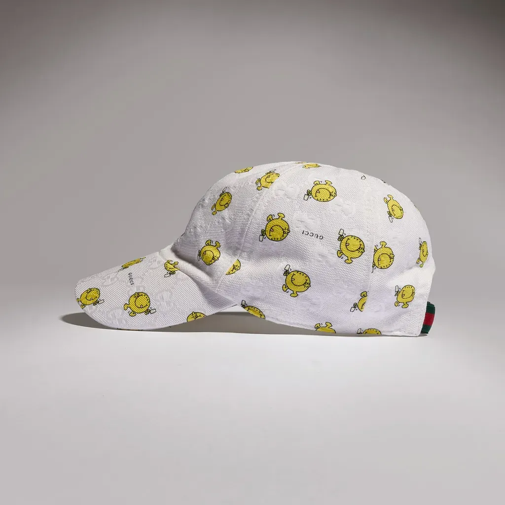 Children's Gg Canvas Baseball Hat
