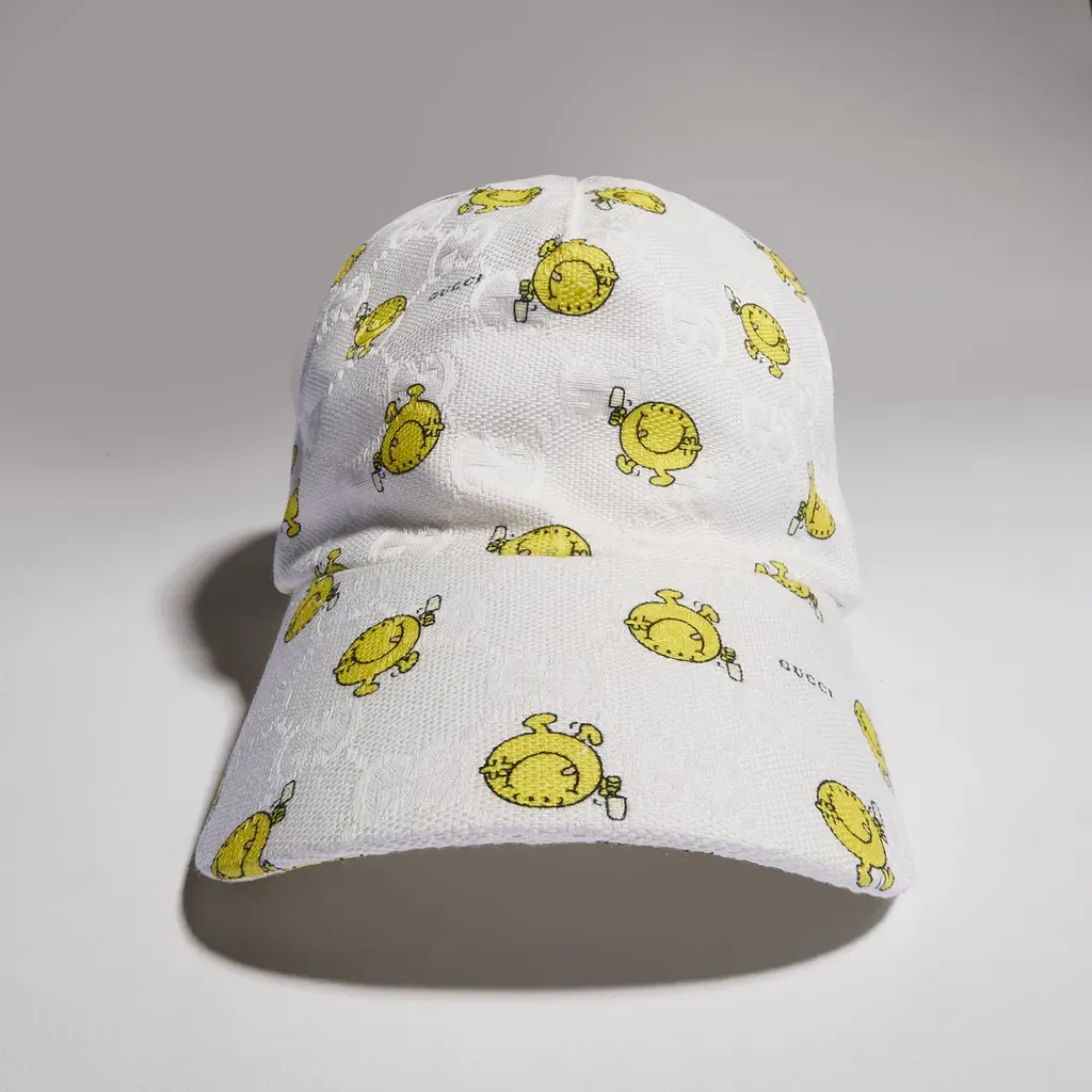 Children's Gg Canvas Baseball Hat