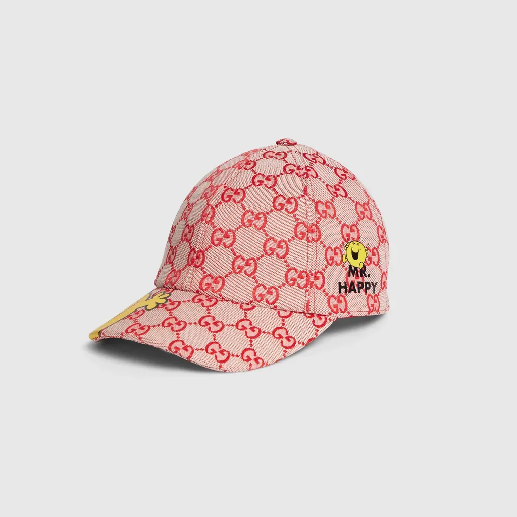 Children's Gg Canvas Baseball Cap