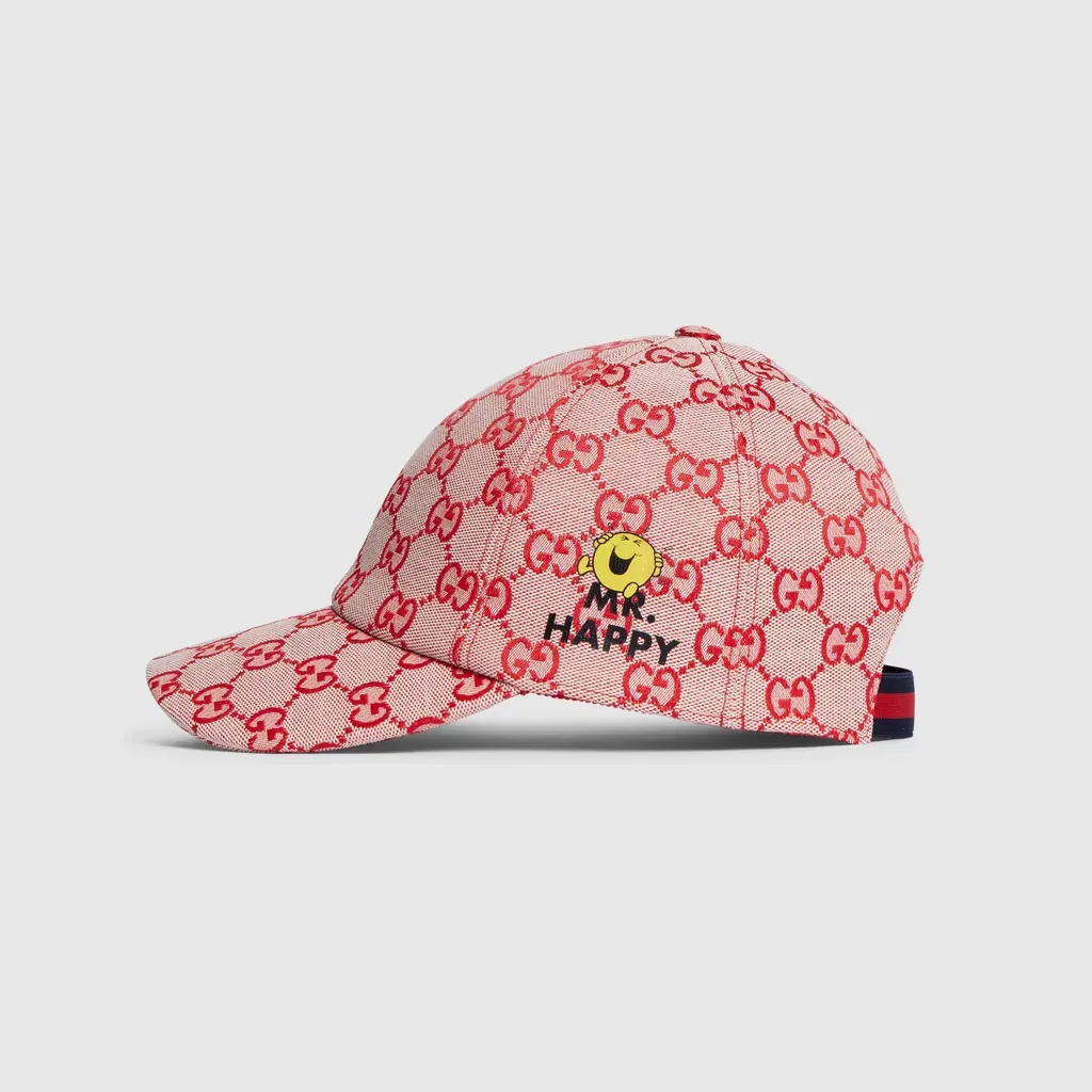 Children's Gg Canvas Baseball Cap