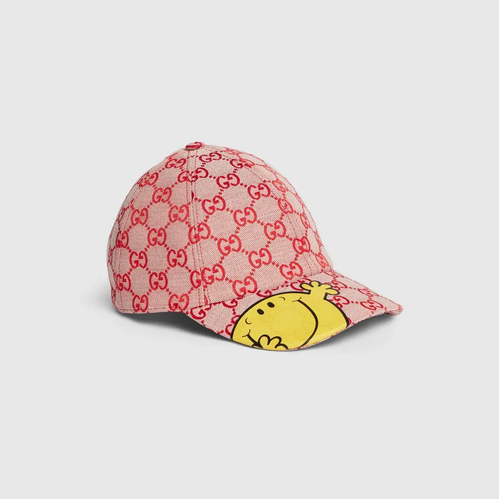 Children's Gg Canvas Baseball Cap