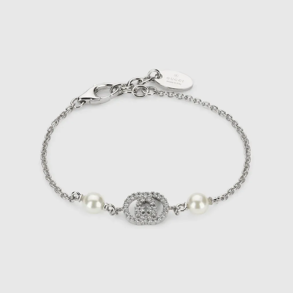 Crystal And Pearl Bracelet