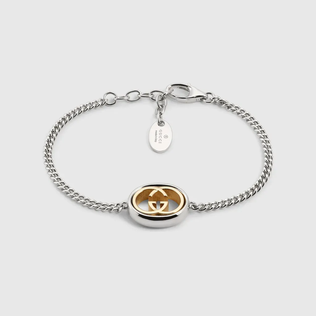 Gucci Interlocking Chain Bracelet