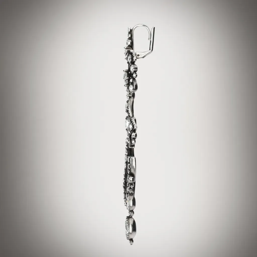 Gg Marmont Crystal Chandelier Earrings