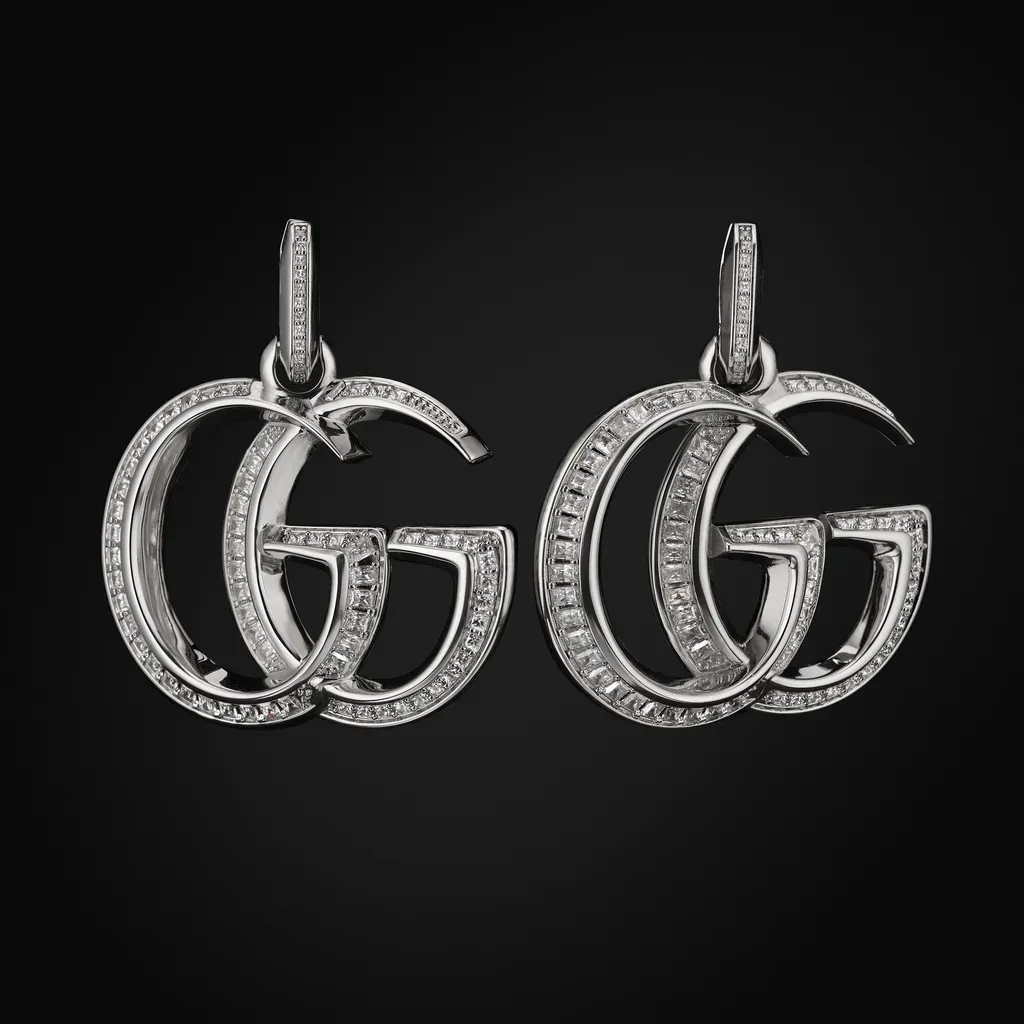 Gg Marmont Crystal Earrings