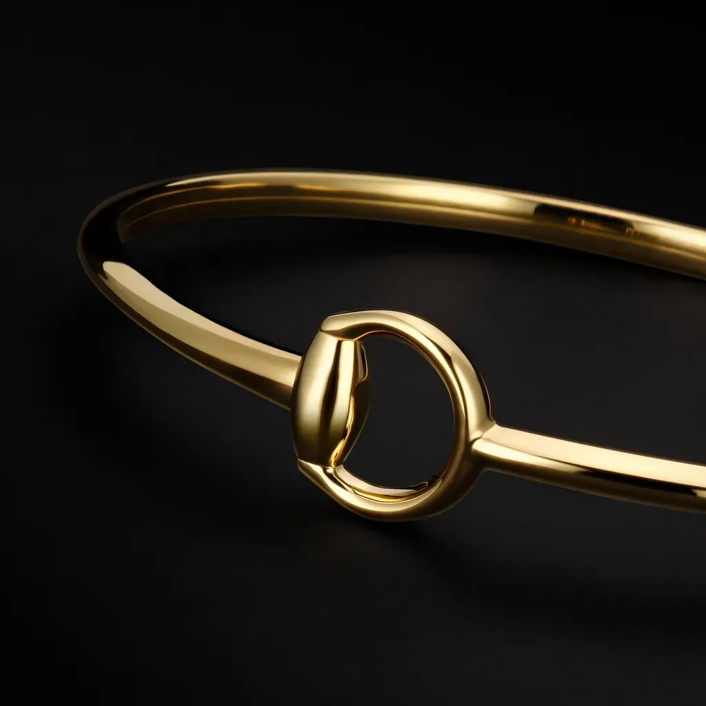 Gucci Horsebit 18K Bangle Bracelet