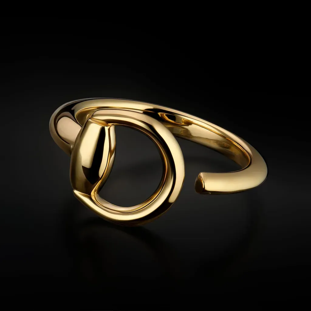 Gucci Horsebit 18K Open Ring
