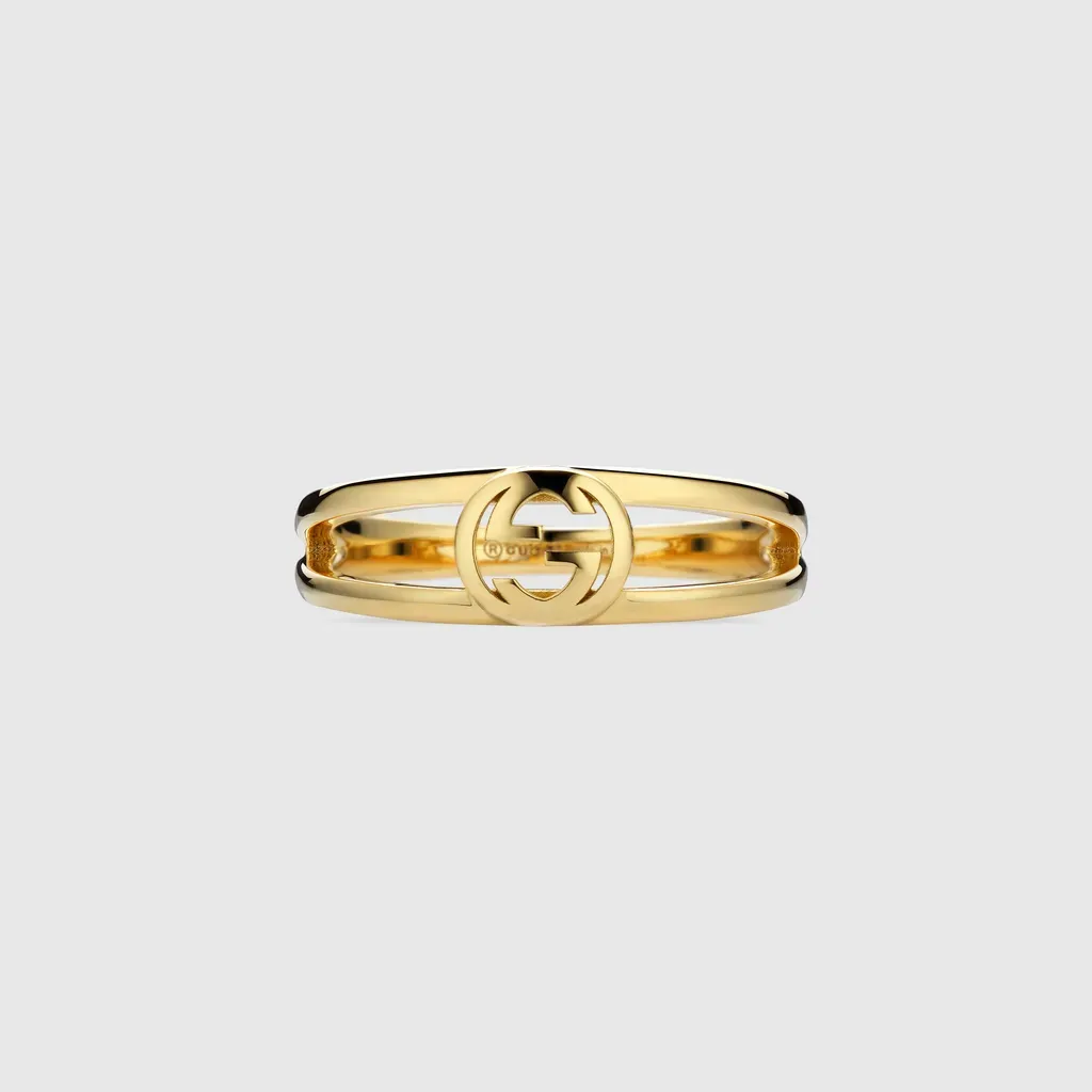 Gucci Interlocking 2-Band 18K Ring