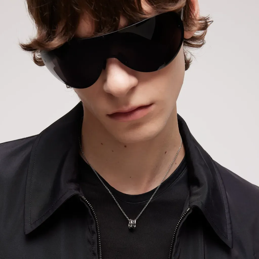 Gucci Interlocking Crystal Pendant Necklace
